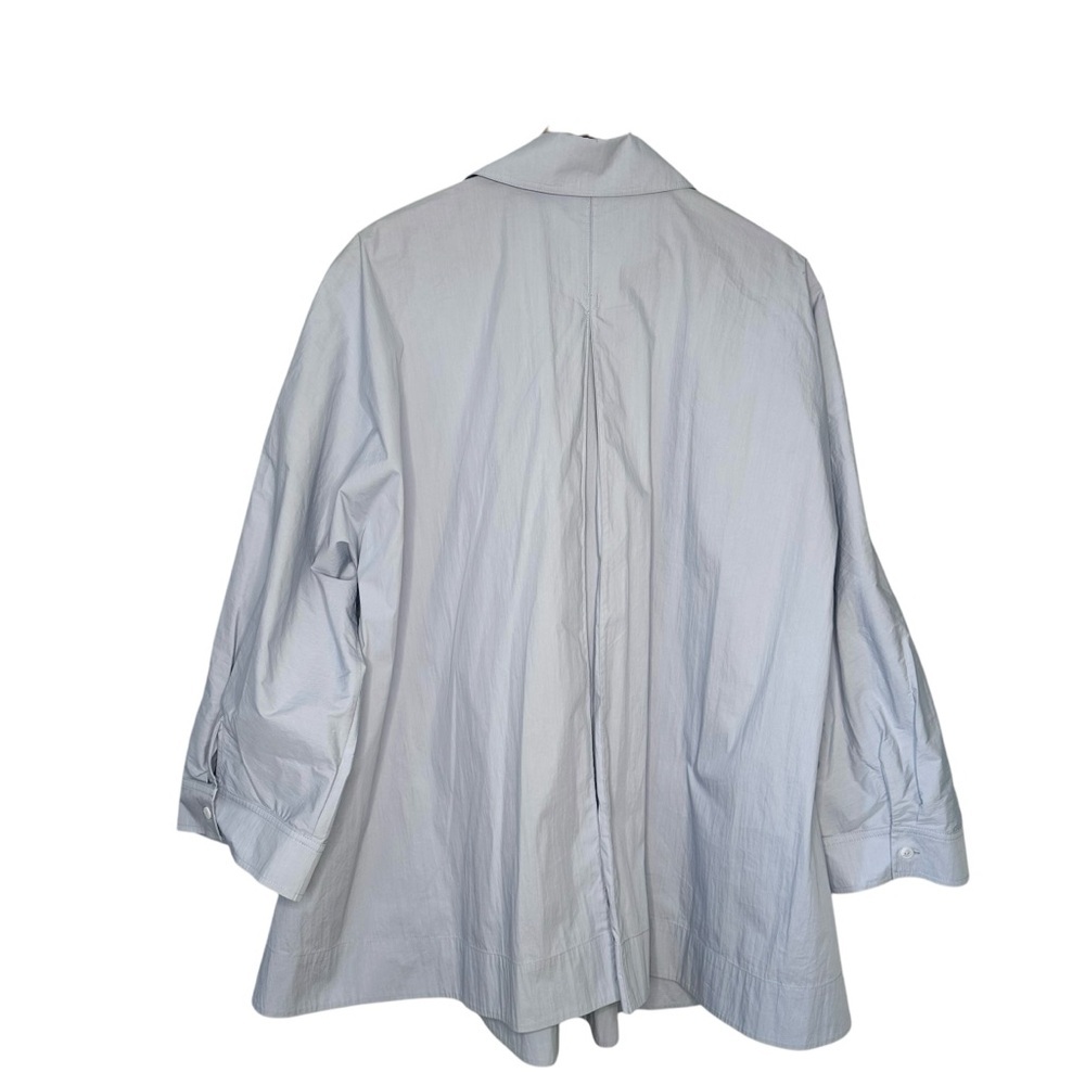 CO Rolled Tab Long Sleeve Oversied Button Down Shirt Blouse Top Size Medium - Picture 4 of 9